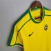 Brazil 1998 World Cup Home Yellow Soccer Jersey